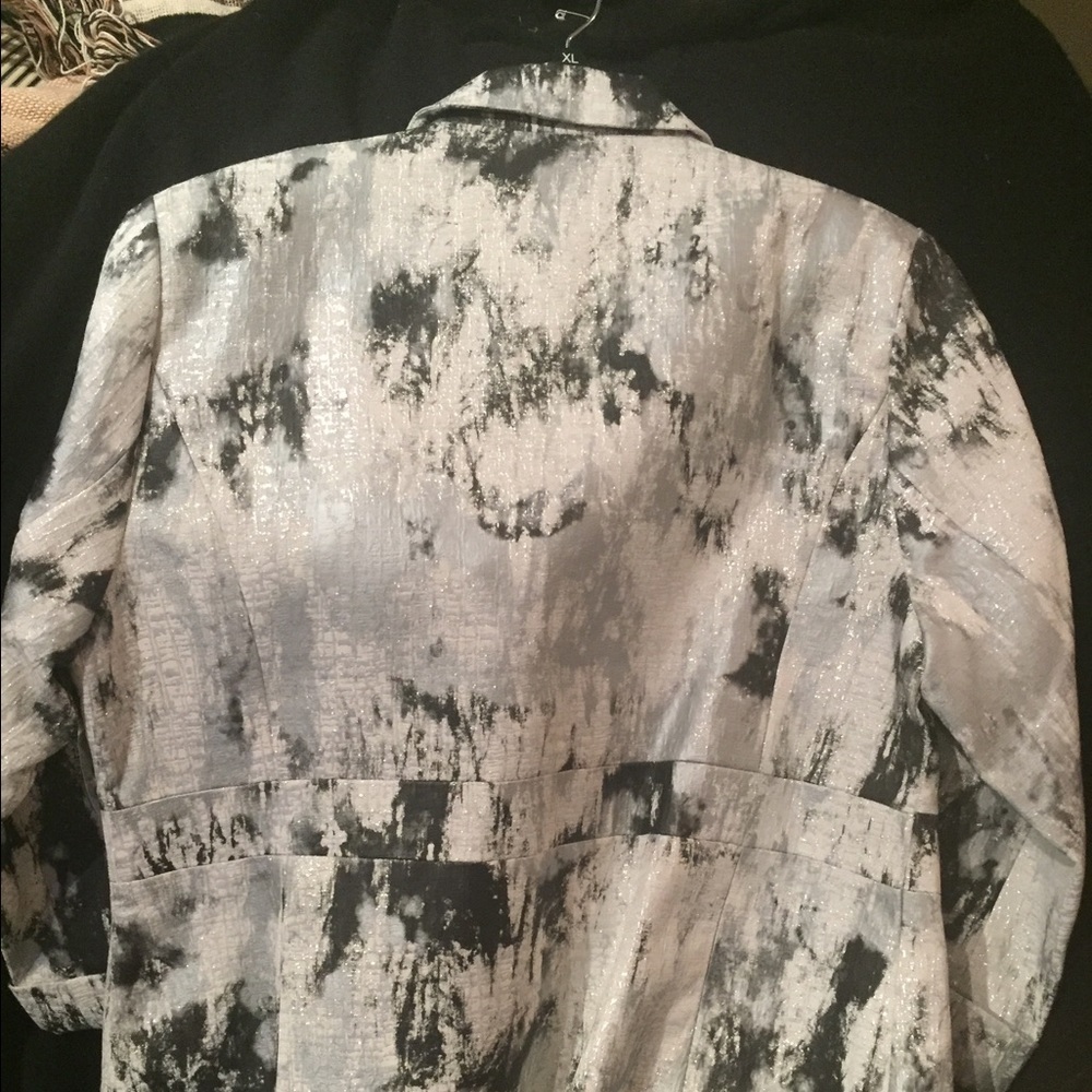 CHRISTOPHER & BANKS Sparkly jacket - XL- NWT - Picture 5 of 9
